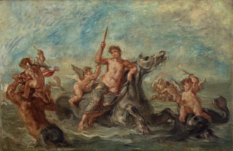Triumf Amfitryty - Eugène Delacroix