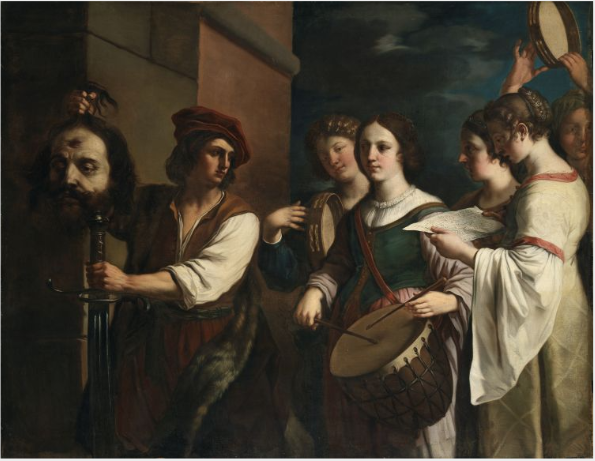 Triumf Dawida - Guercino