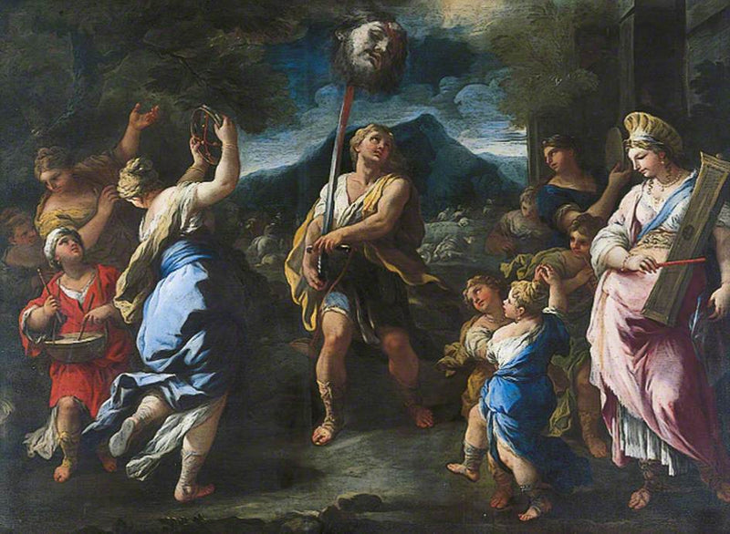 Triumf Dawida - Luca Giordano