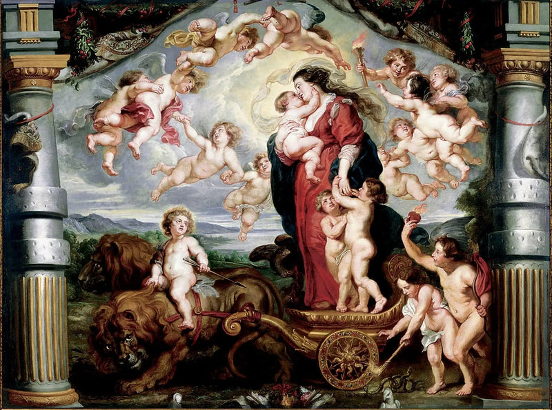 Triumf miłości boskiej - Peter Paul Rubens
