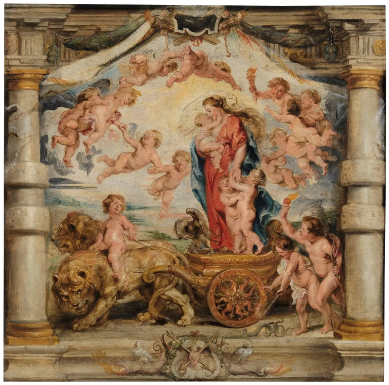 Triumf miłości boskiej - Peter Paul Rubens