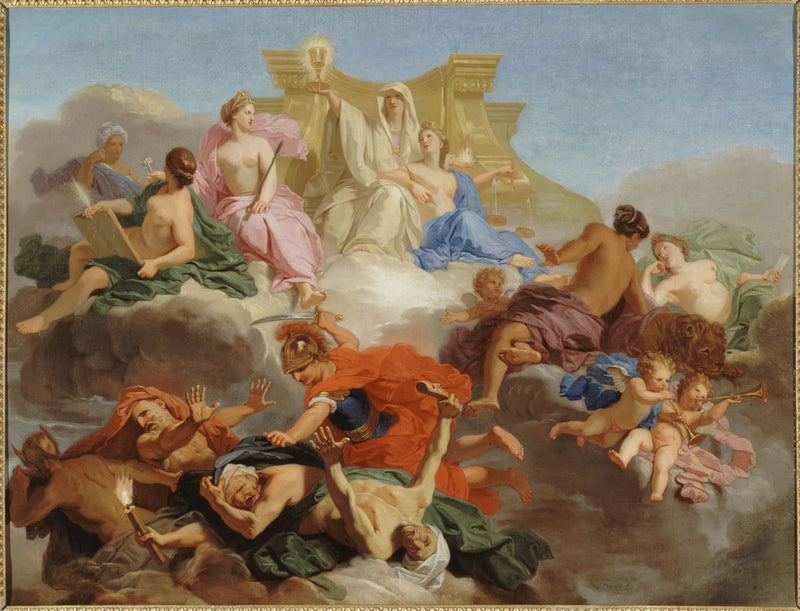Triumf Sprawiedliwości - Jean-Baptiste Jouvenet