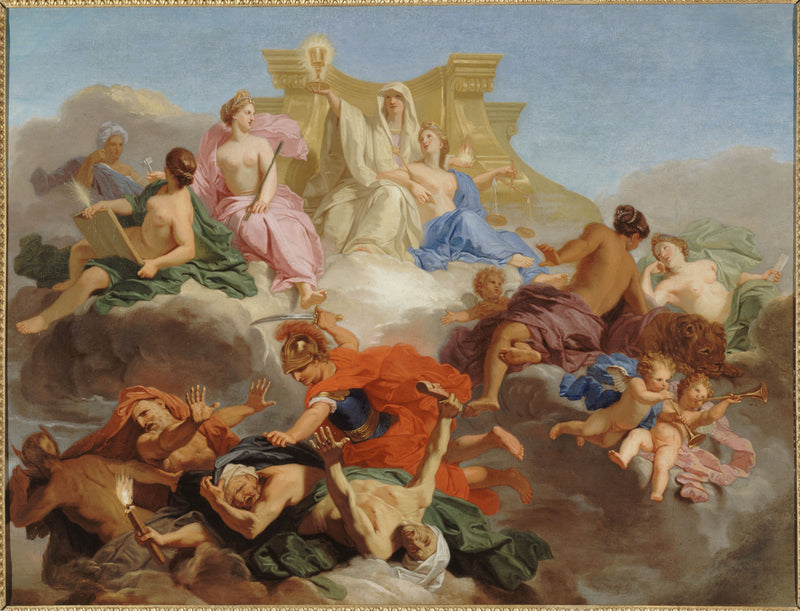 Triumf Sprawiedliwości - Jean-Baptiste Jouvenet