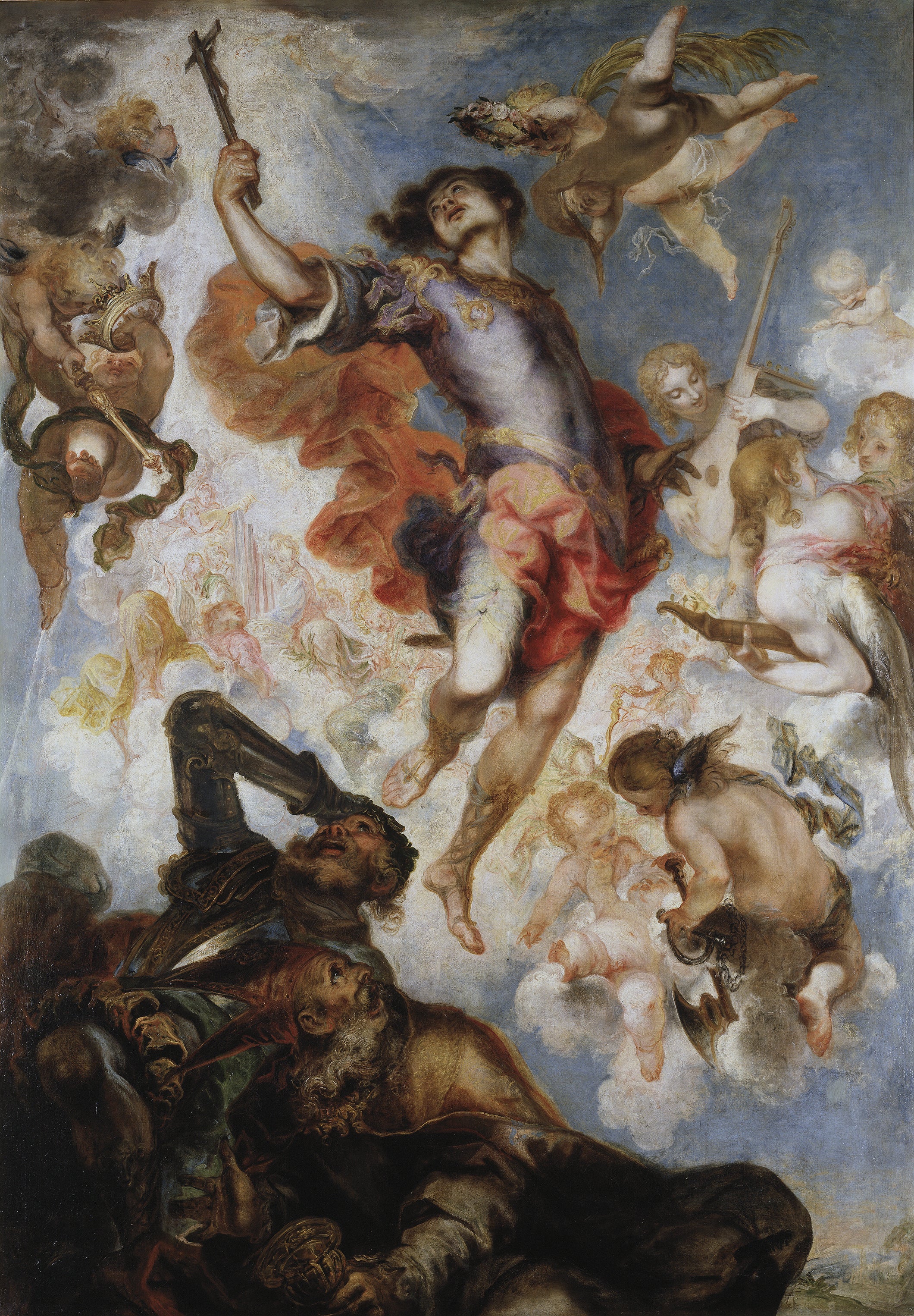 Le triomphe de saint Herménégile - Francisco Herrera the younger