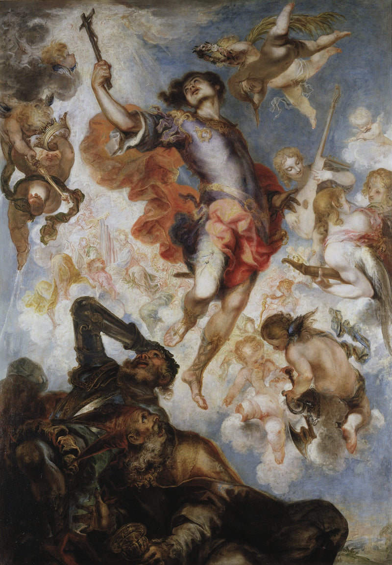 Le triomphe de saint Herménégile - Francisco Herrera the younger