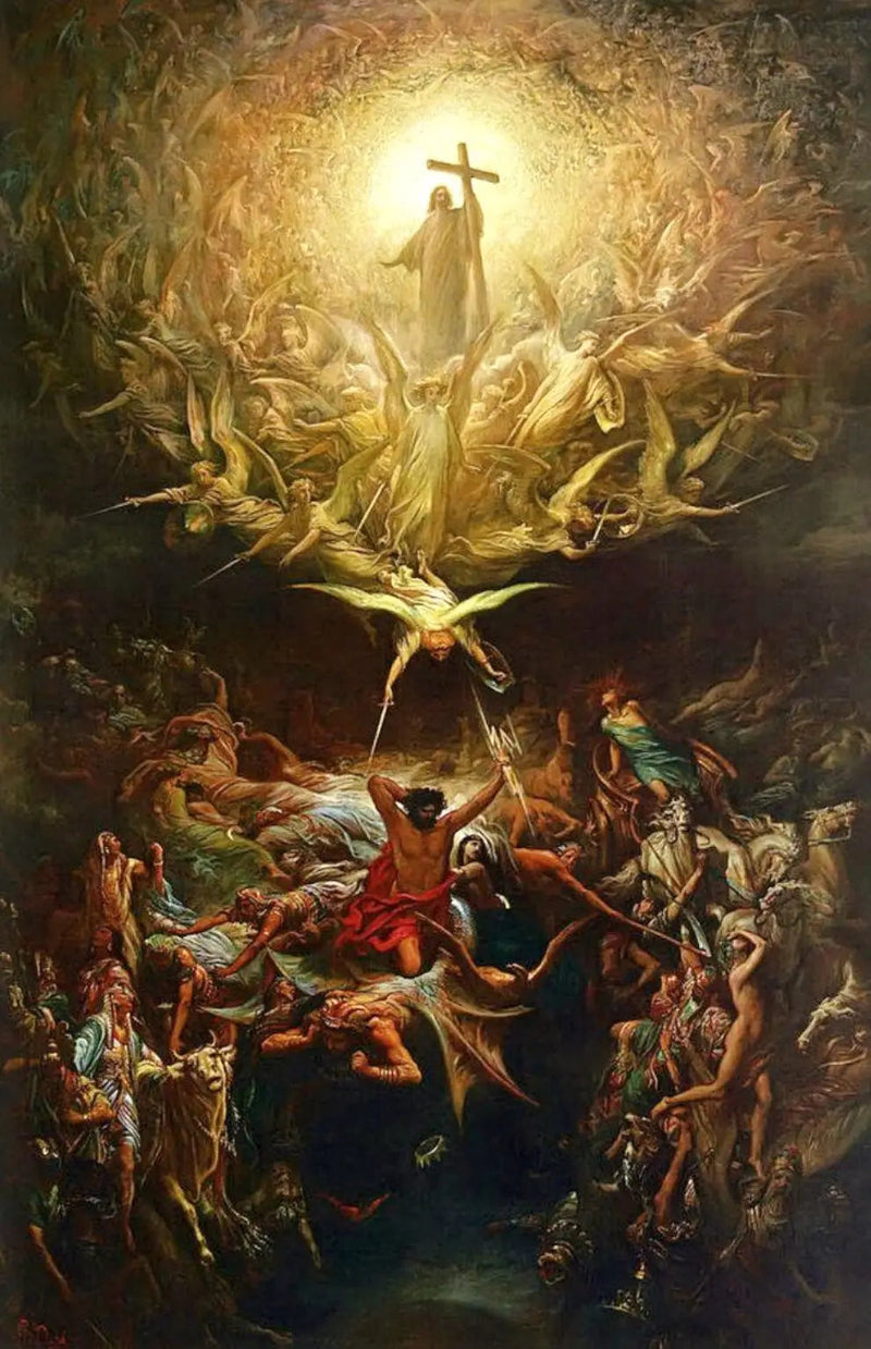 Triumf chrześcijaństwa nad pogaństwem - Gustave Doré