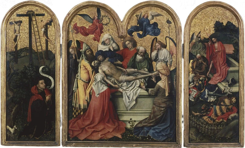 Tryptyk Seilern – Zdjęcie z krzyża – Robert Campin