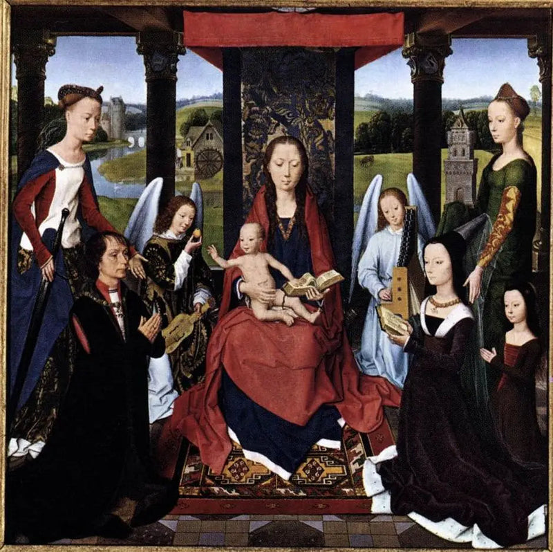 Tryptyk Dony (panel środkowy) - Hans Memling