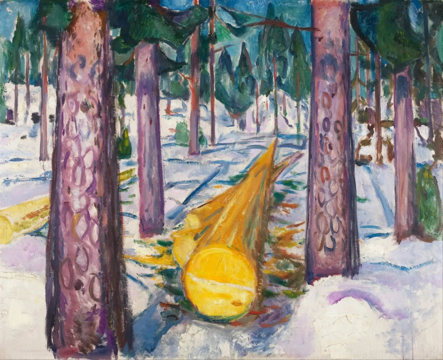 Żółty pień - Edvard Munch