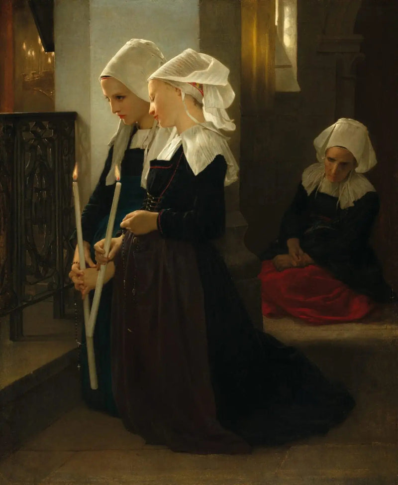 Pragnienie Świętej Anny z Auray - Bouguereau
