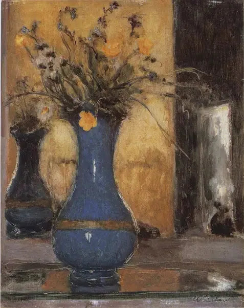 Niebieski wazon - Édouard Vuillard
