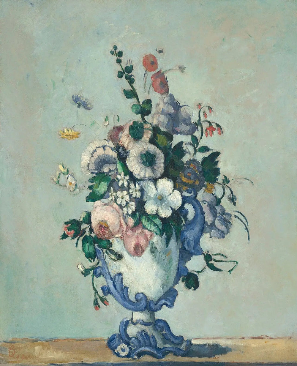 Le Vase Rococo - Paul Cézanne image 1 tableau peint à l’huile sur toile