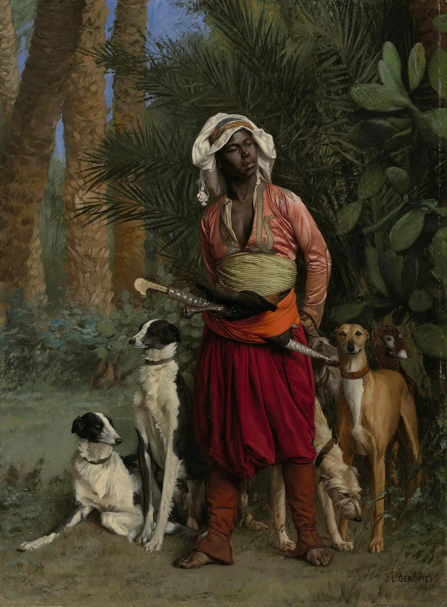 Czarny myśliwy - Jean-Léon Gérôme