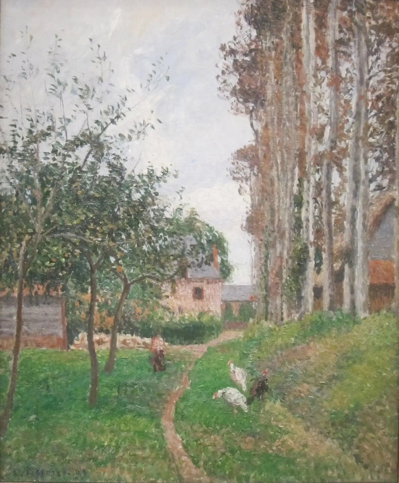 Sad Dworu d'Ango z Kurami, Varengeville - Camille Pissarro