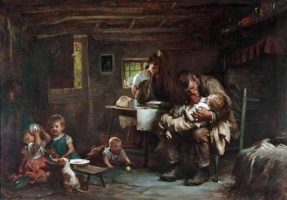 Le Veuf - Luke Fildes - Alpha Reproduction