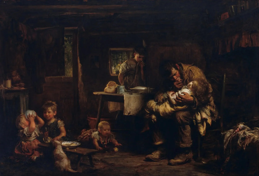 Wdowiec - Luke Fildes