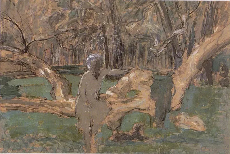 Stare drzewo - Édouard Vuillard