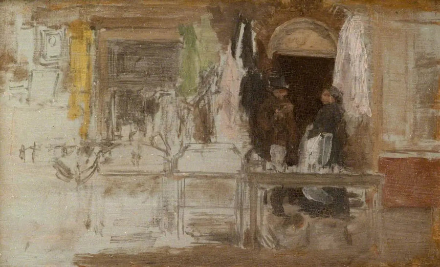 Stary sklep z odzieżą, Houndsditch - James Abbott McNeill Whistler