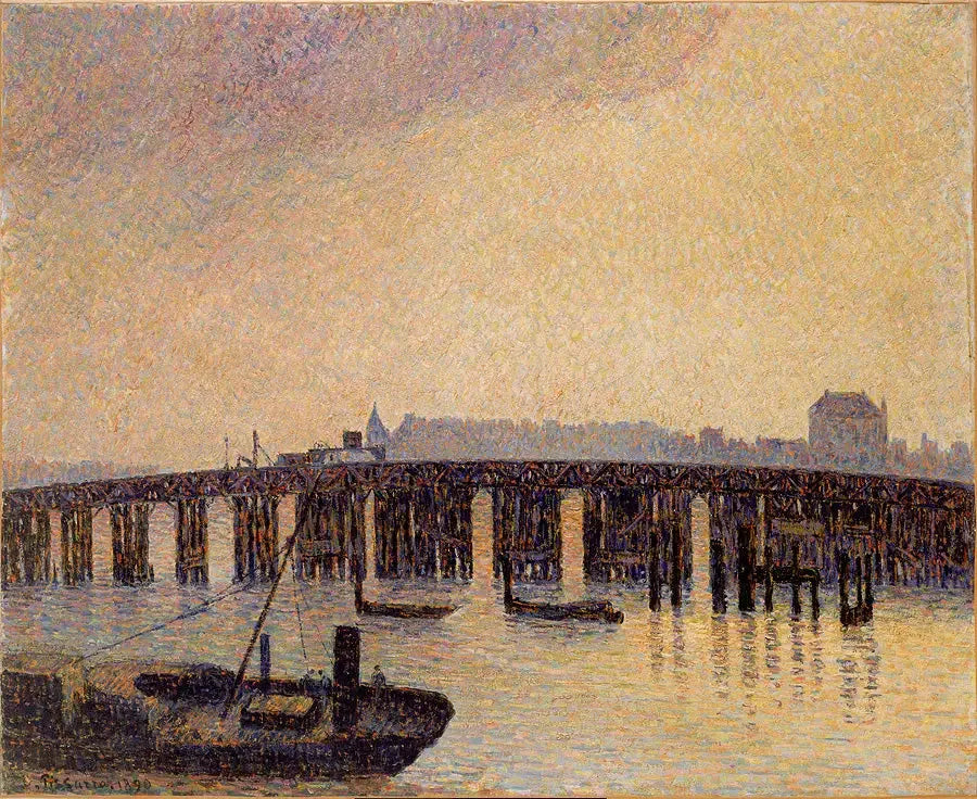 Stary Most w Chelsea, Londyn - Camille Pissarro