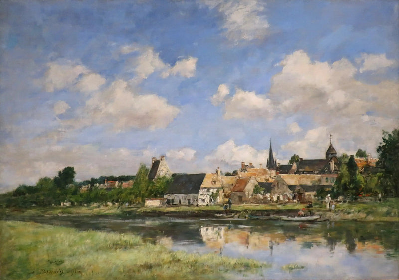 Stary port w Touques - Eugène Boudin