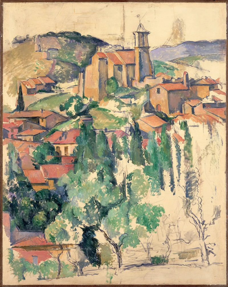 Wioska Gardanne - Paul Cézanne