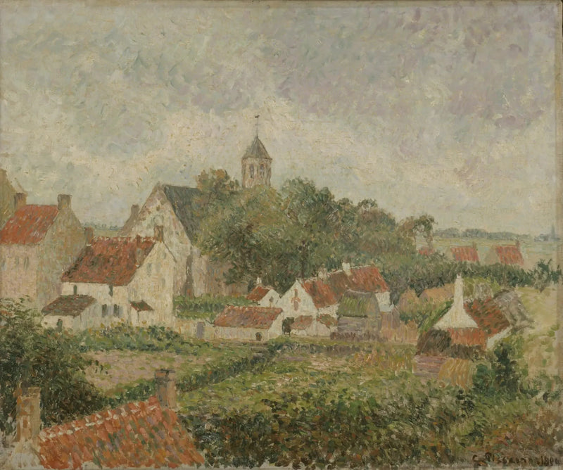 Wioska Knocke - Camille Pissarro