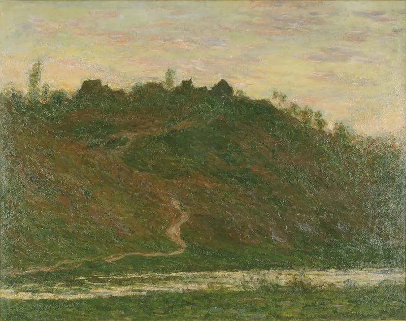 Wioska La Roche-Blond, Efekt wieczoru - Claude Monet