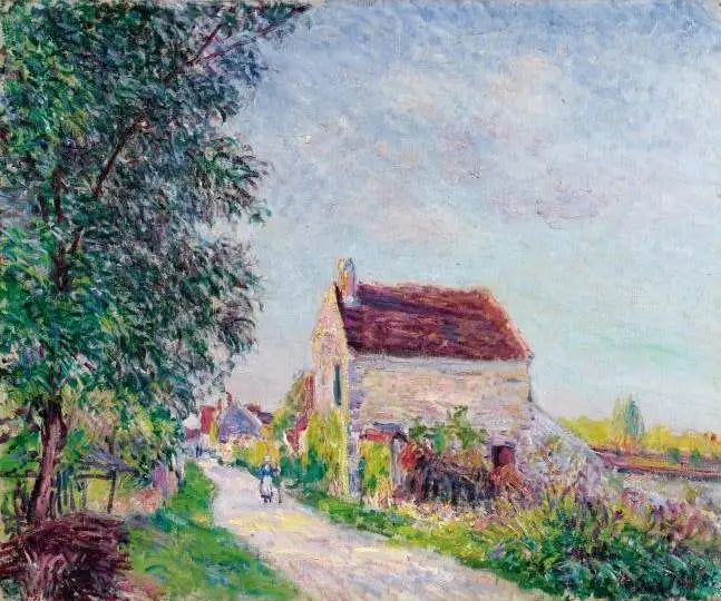 Wioska Sablons - Alfred Sisley