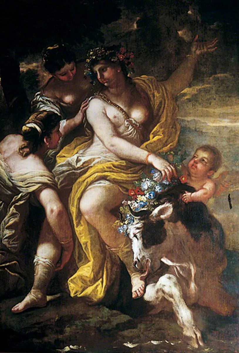 Wykorzystanie Europy - Luca Giordano