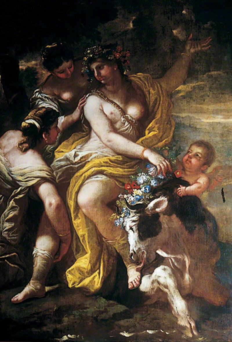 Wykorzystanie Europy - Luca Giordano