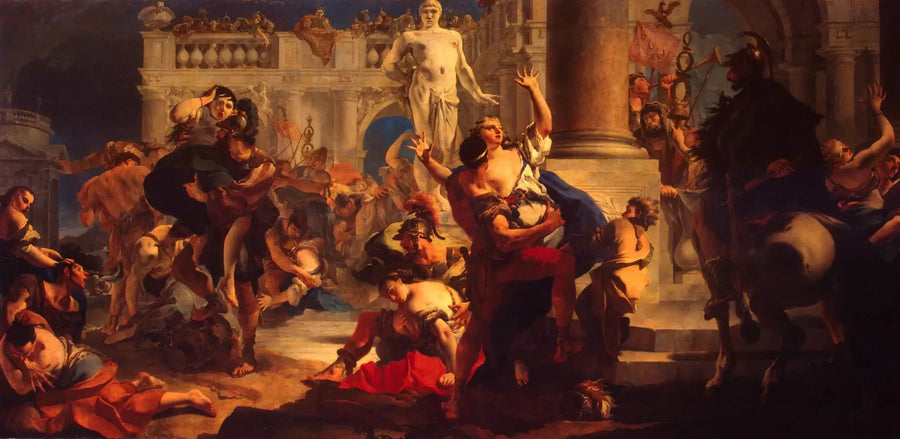 Porwanie Sabinek - Giovanni Battista Tiepolo