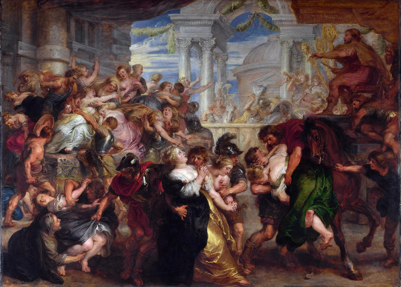 Porwanie Sabinek - Peter Paul Rubens