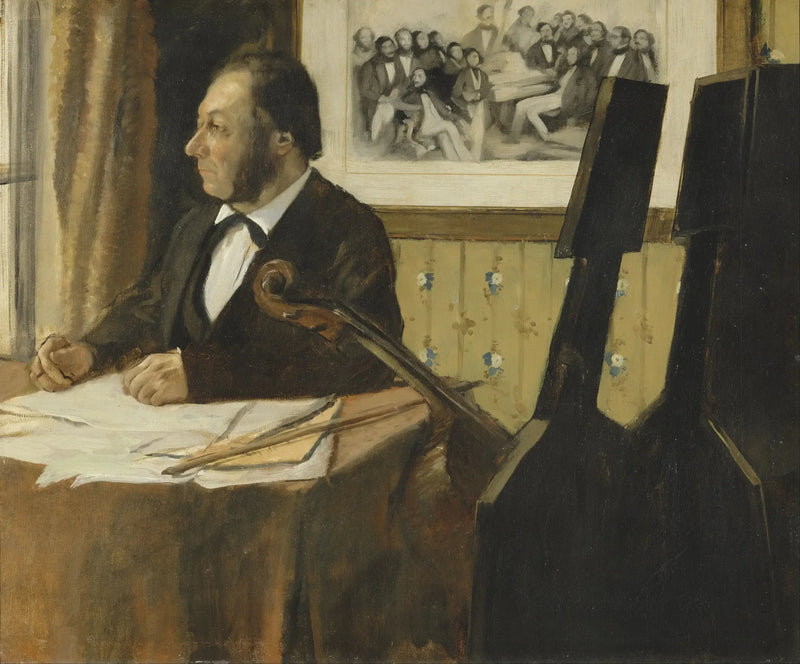 Wiolonczelista Pilet - Edgar Degas