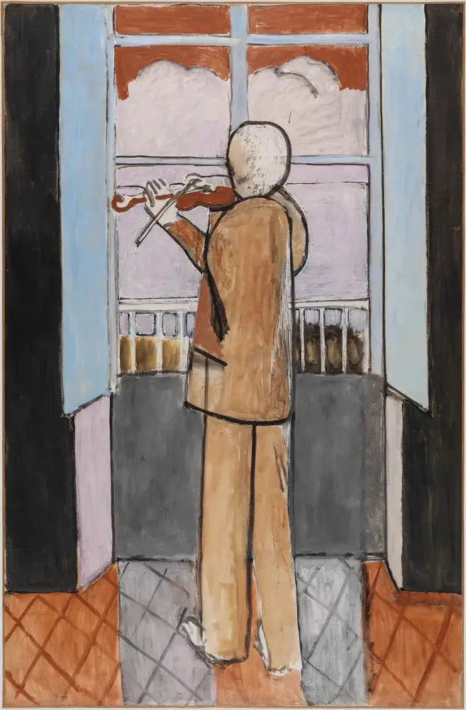 Skrzypek przy oknie - Henri Matisse