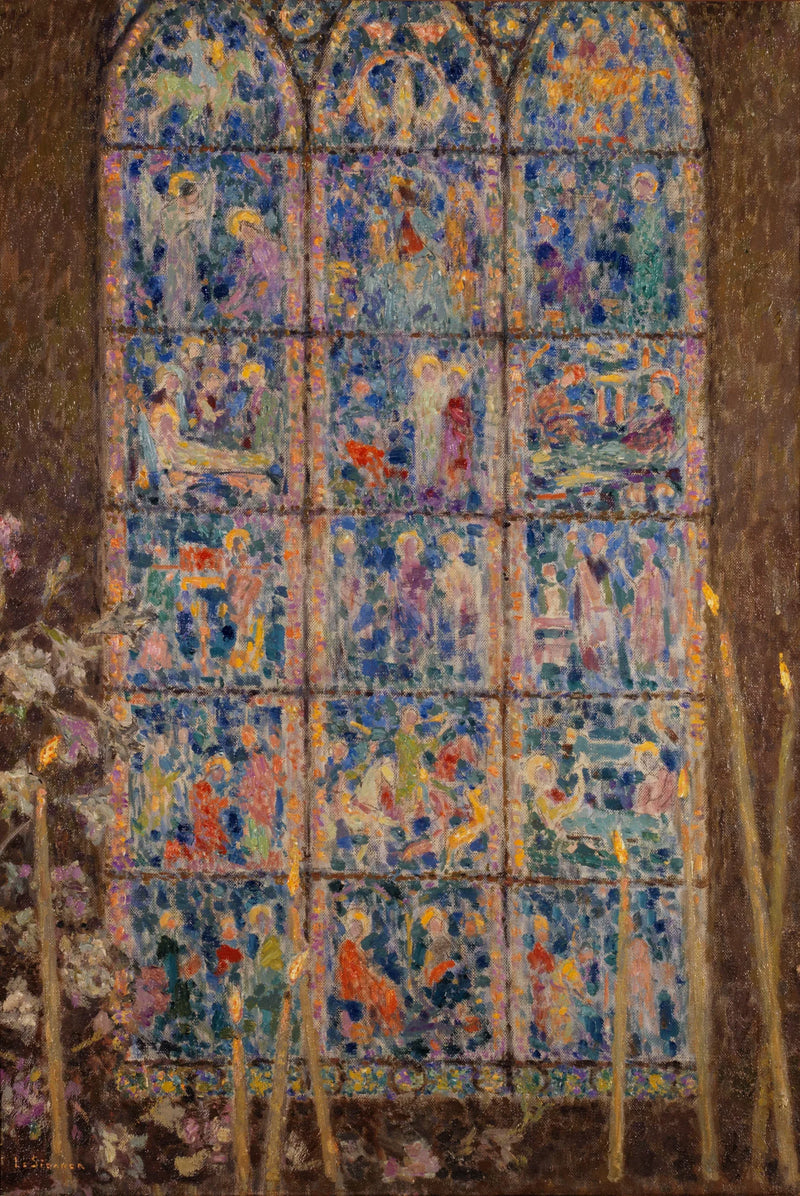 Witraż, Chartres - Henri Le Sidaner