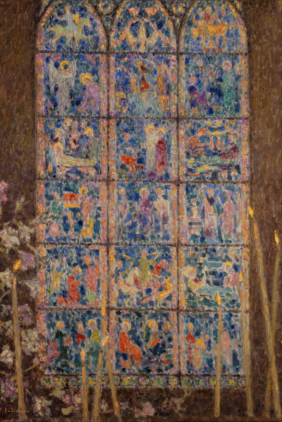Witraż, Chartres - Henri Le Sidaner