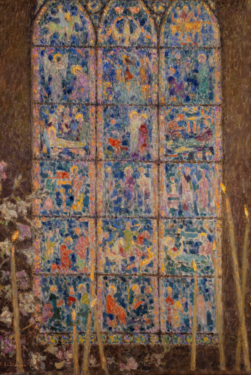 Witraż, Chartres - Henri Le Sidaner