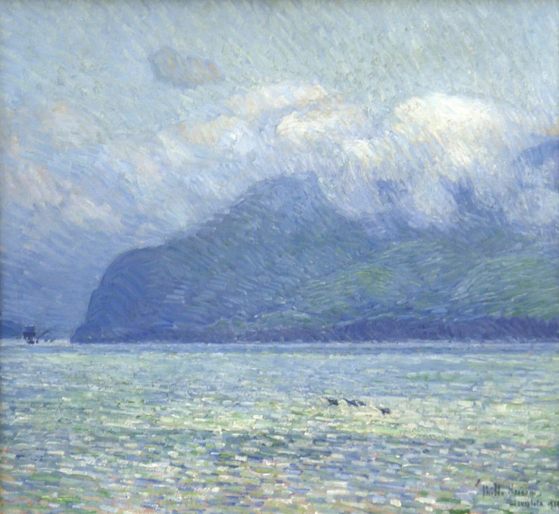 Srebrna zasłona i Złote Drzwi - Childe Hassam