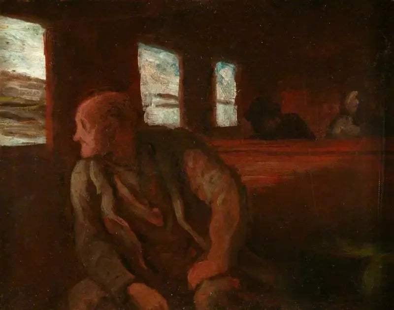 Wagon trzeciej klasy - Honoré Daumier