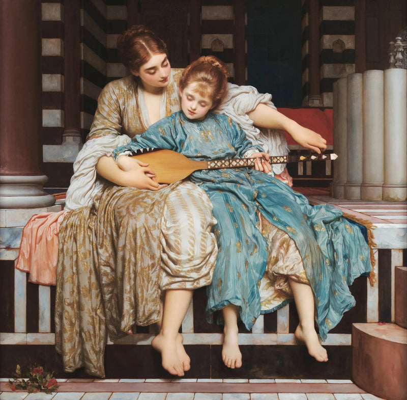 Lekcja muzyki - Frederic Leighton