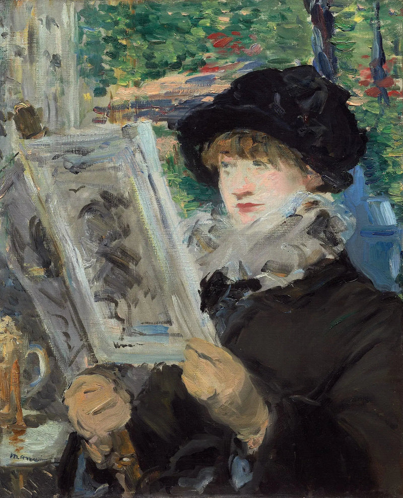 Czytanie ilustrowanego - Édouard Manet