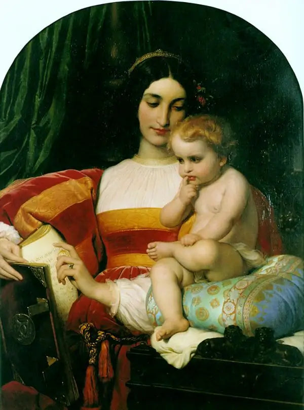 Dzieciństwo Pic z Mirandoli - Paul Delaroche