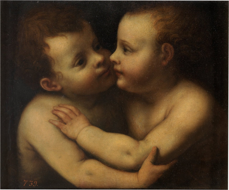Dzieciątko Jezus i święty Jan Chrzciciel - Bernardino Luini