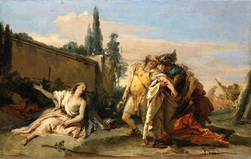 Pożegnanie Rinaldo z Armidą - Giovanni Battista Tiepolo