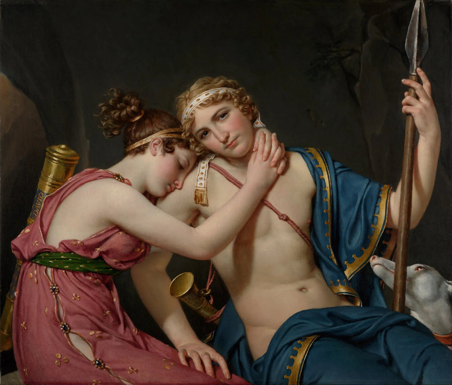Pożegnania Télémaque'a i Eucharis - Jacques-Louis David