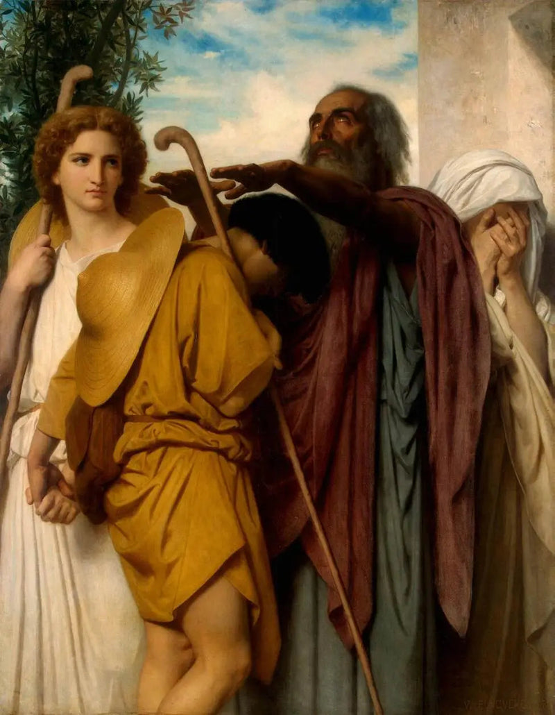 Pożegnanie Tobiasza z ojcem - Bouguereau
