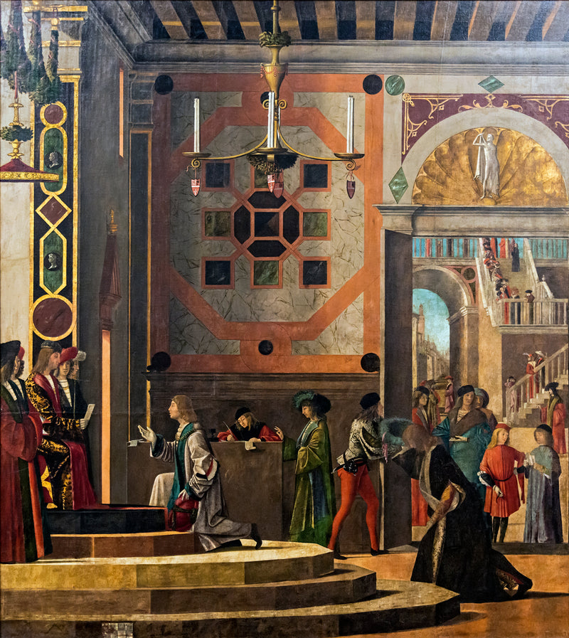 Pożegnanie ambasadorów - Vittore Carpaccio