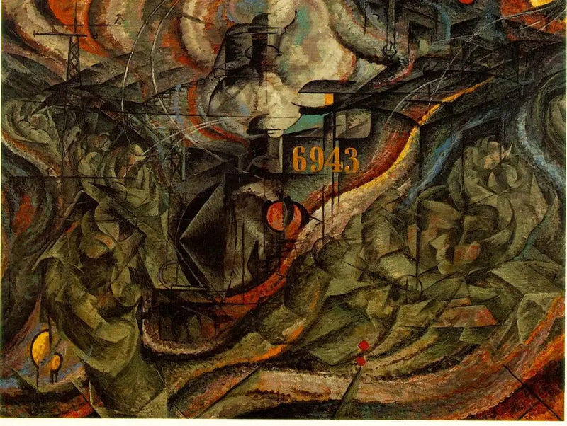 Pożegnania - Umberto Boccioni