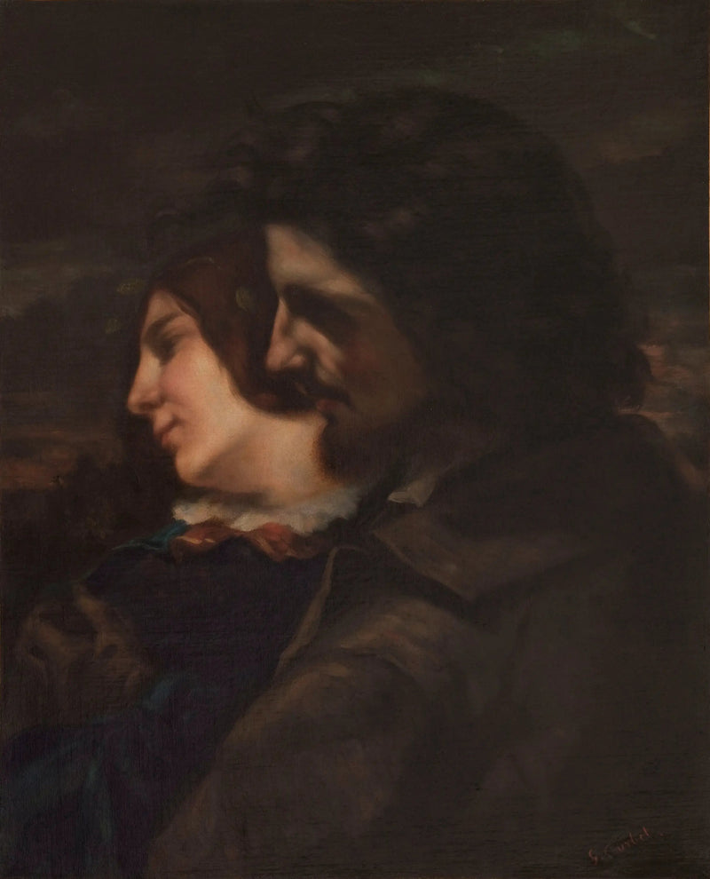 Miłośnicy na wsi. Uczucia młodości - Gustave Courbet