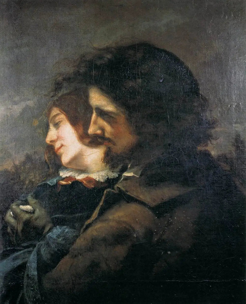 Szczęśliwi kochankowie - Gustave Courbet